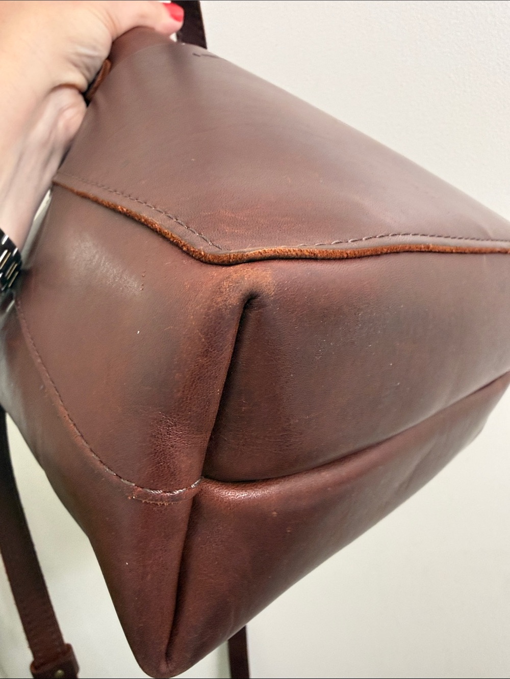 Portland Leather Goods Mini Crossbody tote - Picture 7 of 13